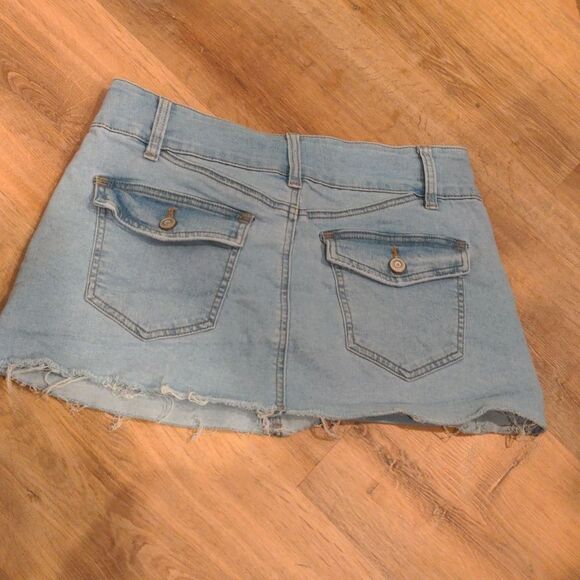 Women's jean  short skirt celebrity pink size 7/28 - Picture 6 of 6